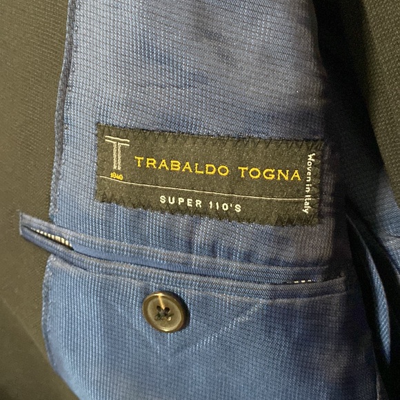 Banana Republic {Monogram Edition} Slim Fit Suit. Black. Woven in Italy. - Picture 3 of 7